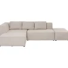KARE Design Canapés D Angle Infinity Ottomane Creme Gauche