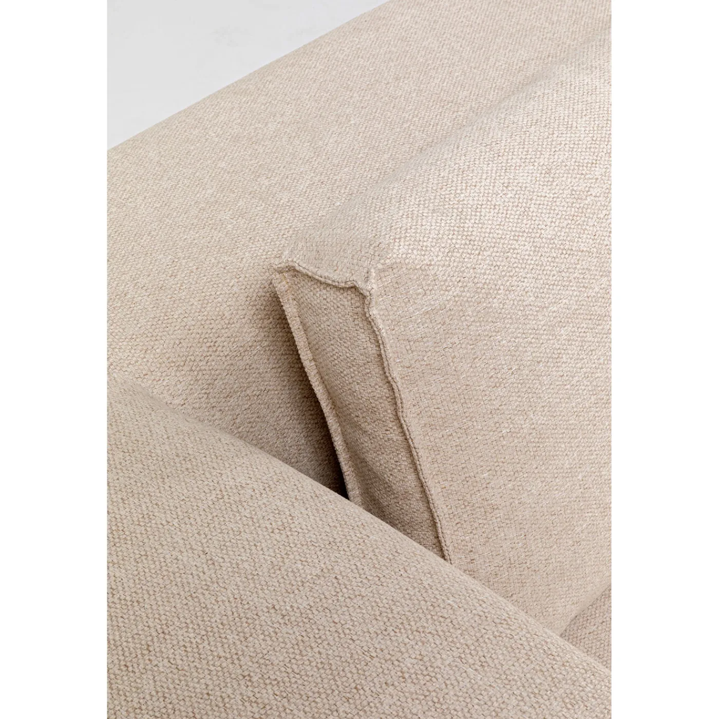 KARE Design Canapés D Angle Infinity Ottomane Creme Gauche