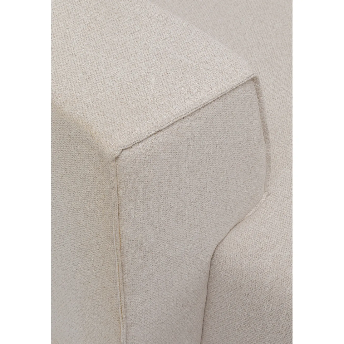 KARE Design Canapés D Angle Infinity Ottomane Creme Gauche