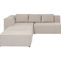 KARE Design Canapés D Angle Infinity Ottomane Creme Gauche