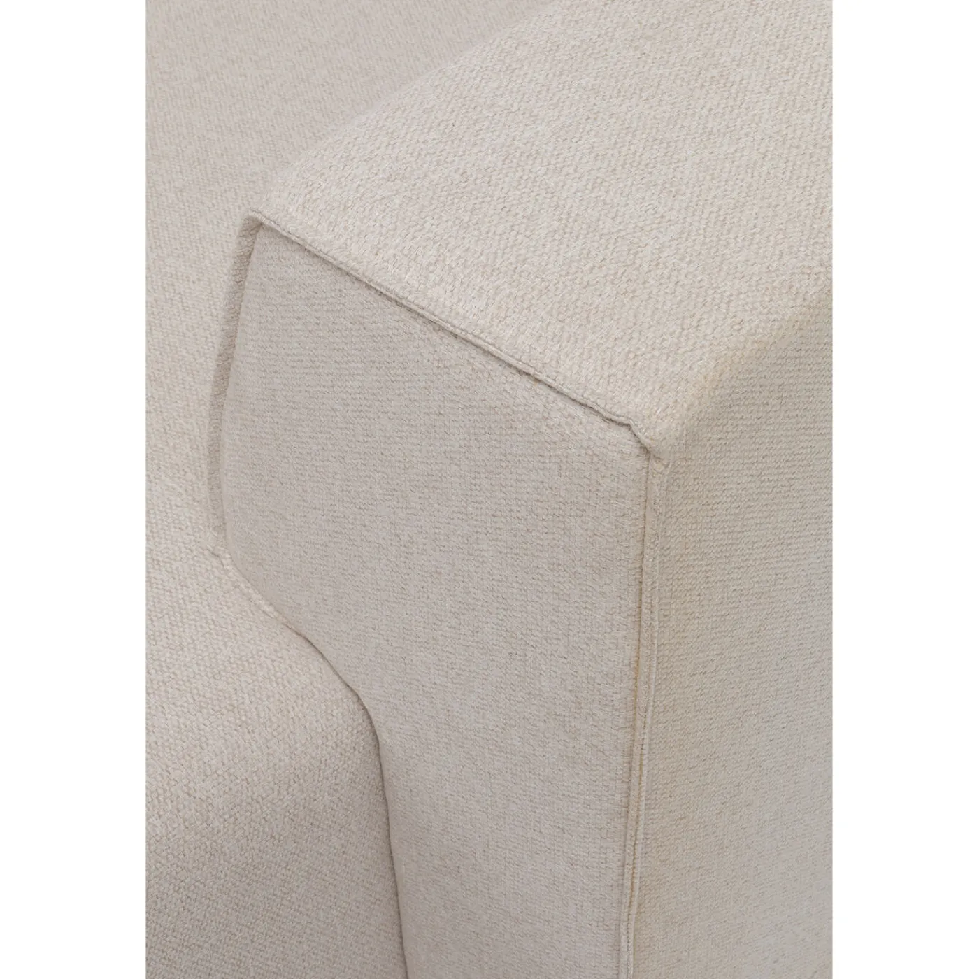 KARE Design Canapés D Angle Infinity Ottomane Creme Droite