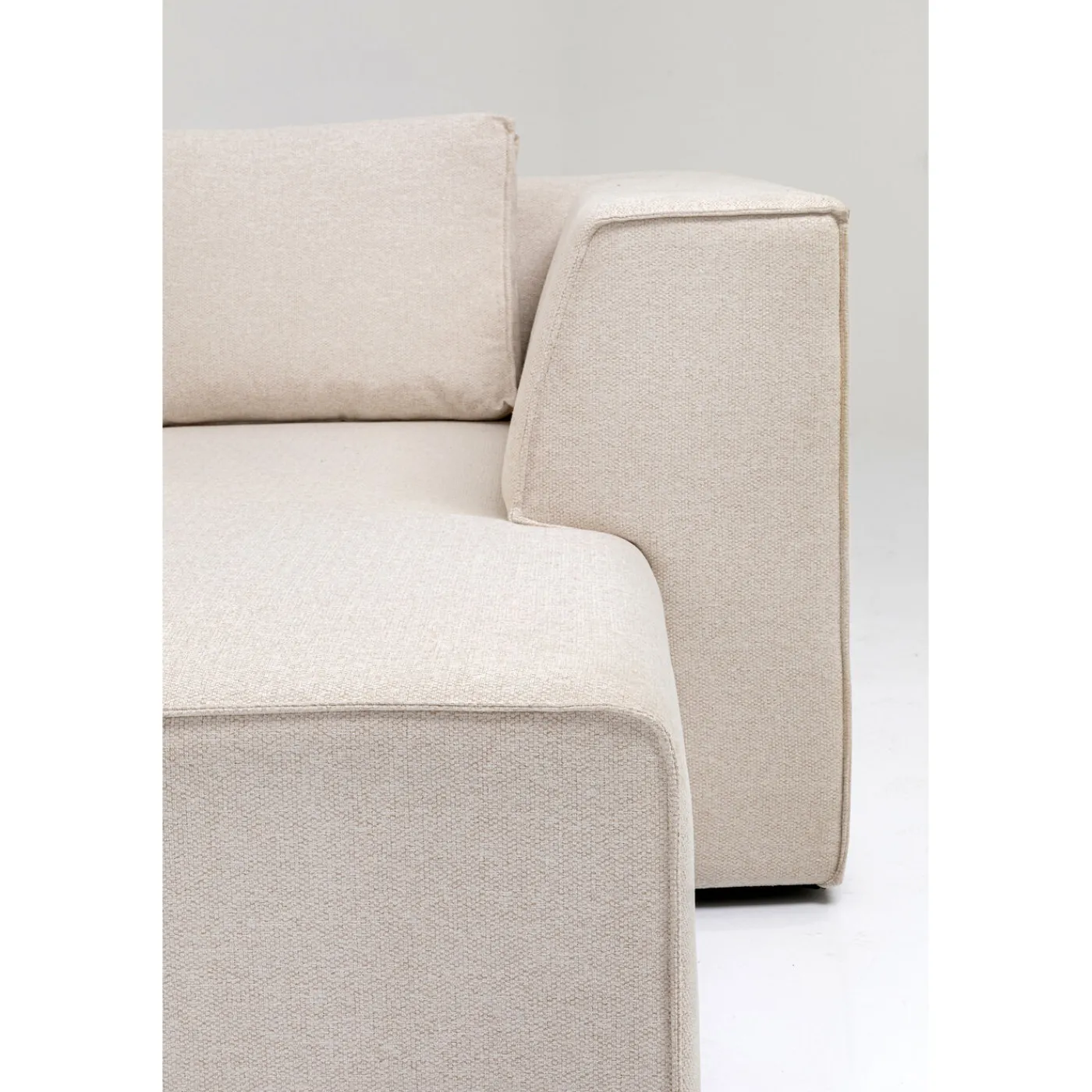 KARE Design Canapés D Angle Infinity Ottomane Creme Droite