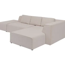 KARE Design Canapés D Angle Infinity Ottomane Creme Droite