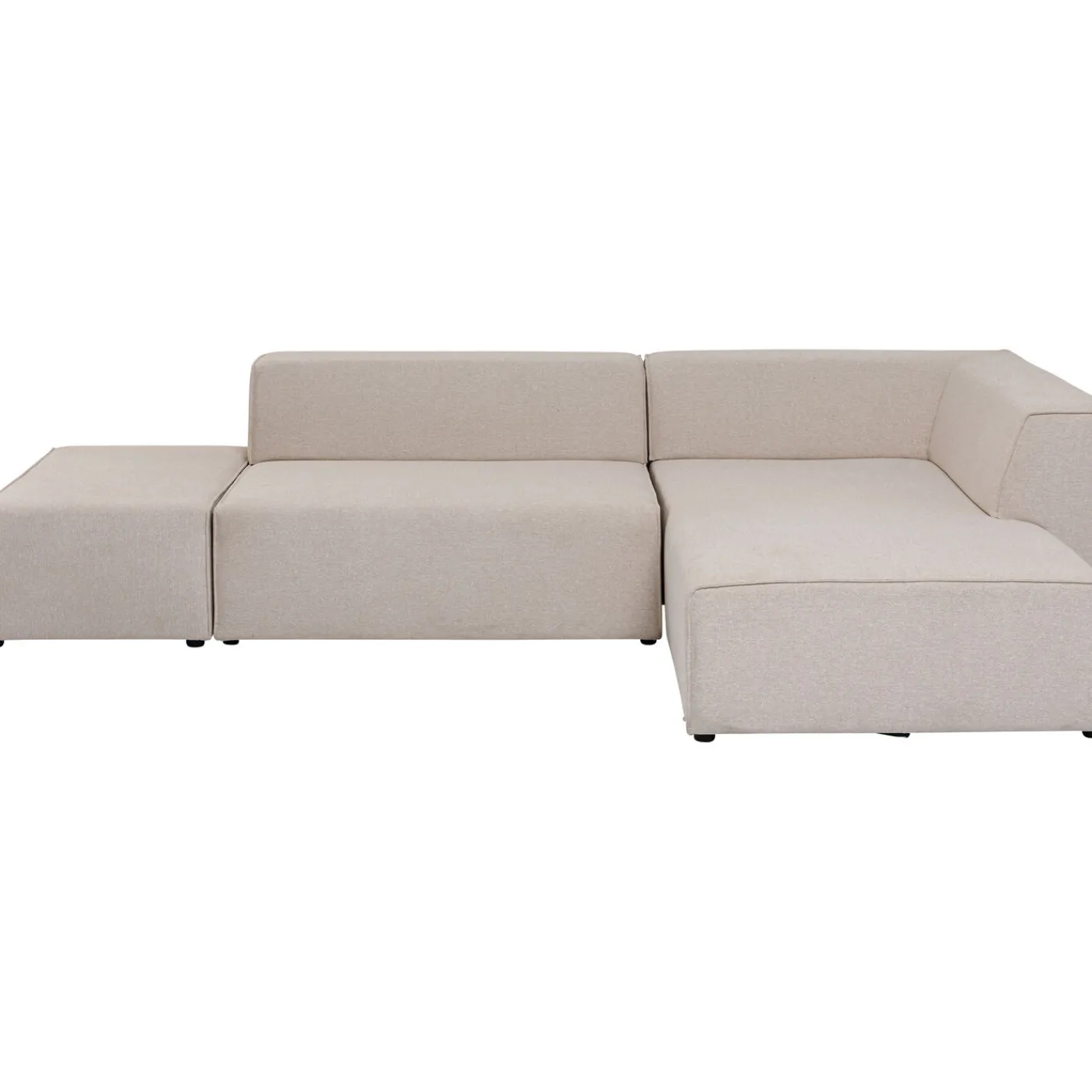 KARE Design Canapés D Angle Infinity Ottomane Creme Droite