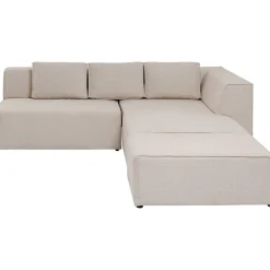 KARE Design Canapés D Angle Infinity Ottomane Creme Droite