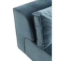 KARE Design Canapés D Angle Infinity Velours Ocean Droite