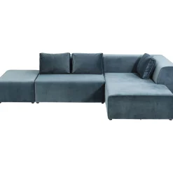 KARE Design Canapés D Angle Infinity Velours Ocean Droite