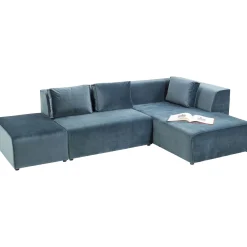 KARE Design Canapés D Angle Infinity Velours Ocean Droite
