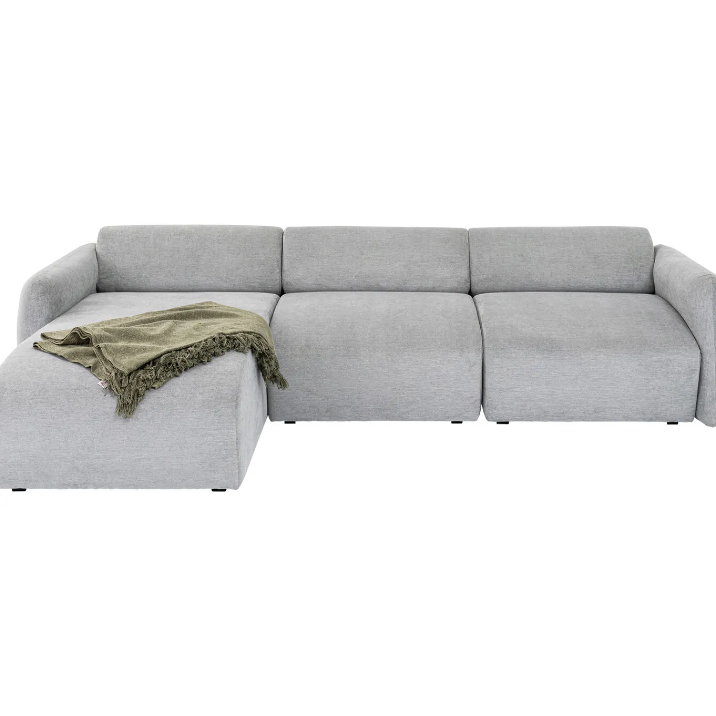 KARE Design Canapés D Angle Lucca Gris Gauche 255Cm