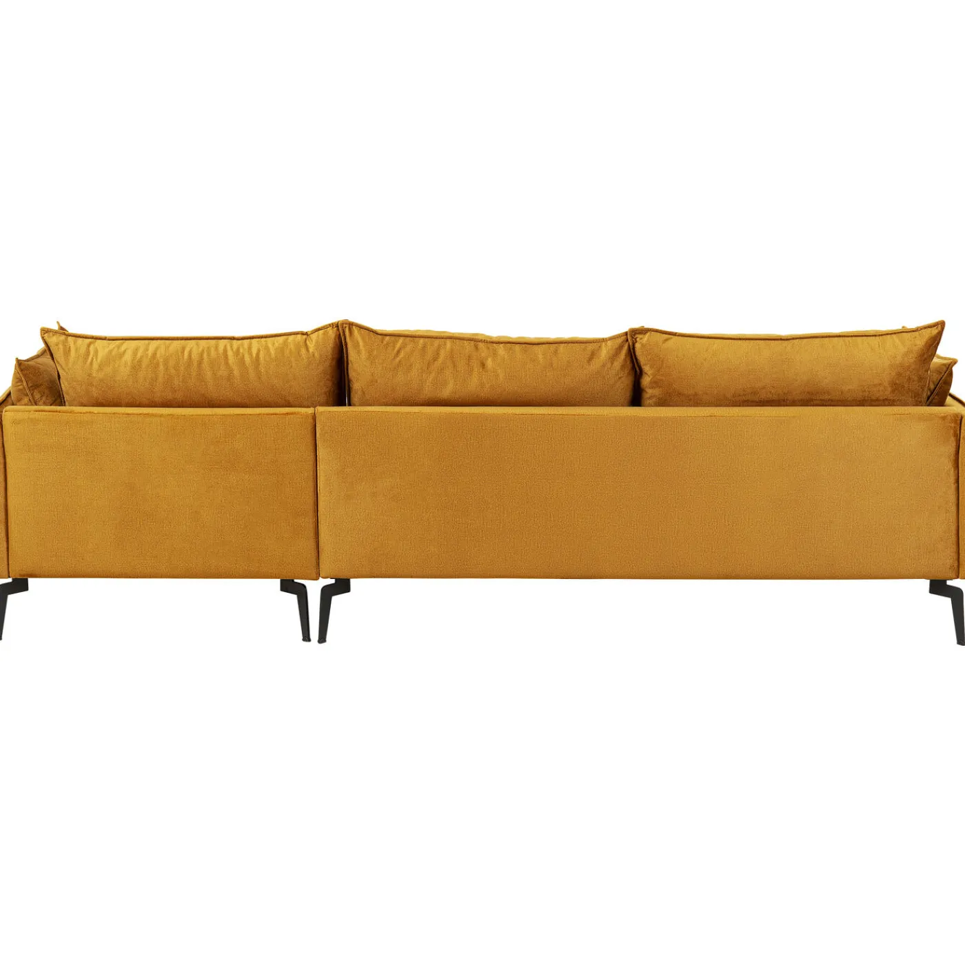 KARE Design Canapés D Angle Monza Droite Velours Curry 296Cm