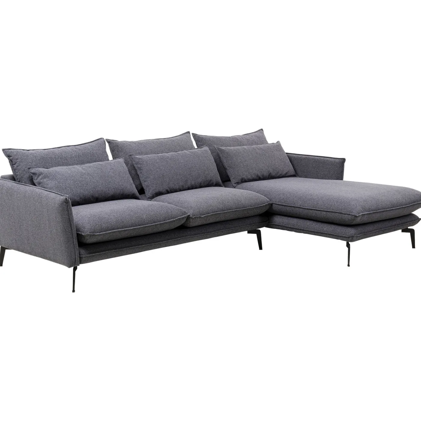 KARE Design Canapés D Angle Monza Droite Gris 296Cm