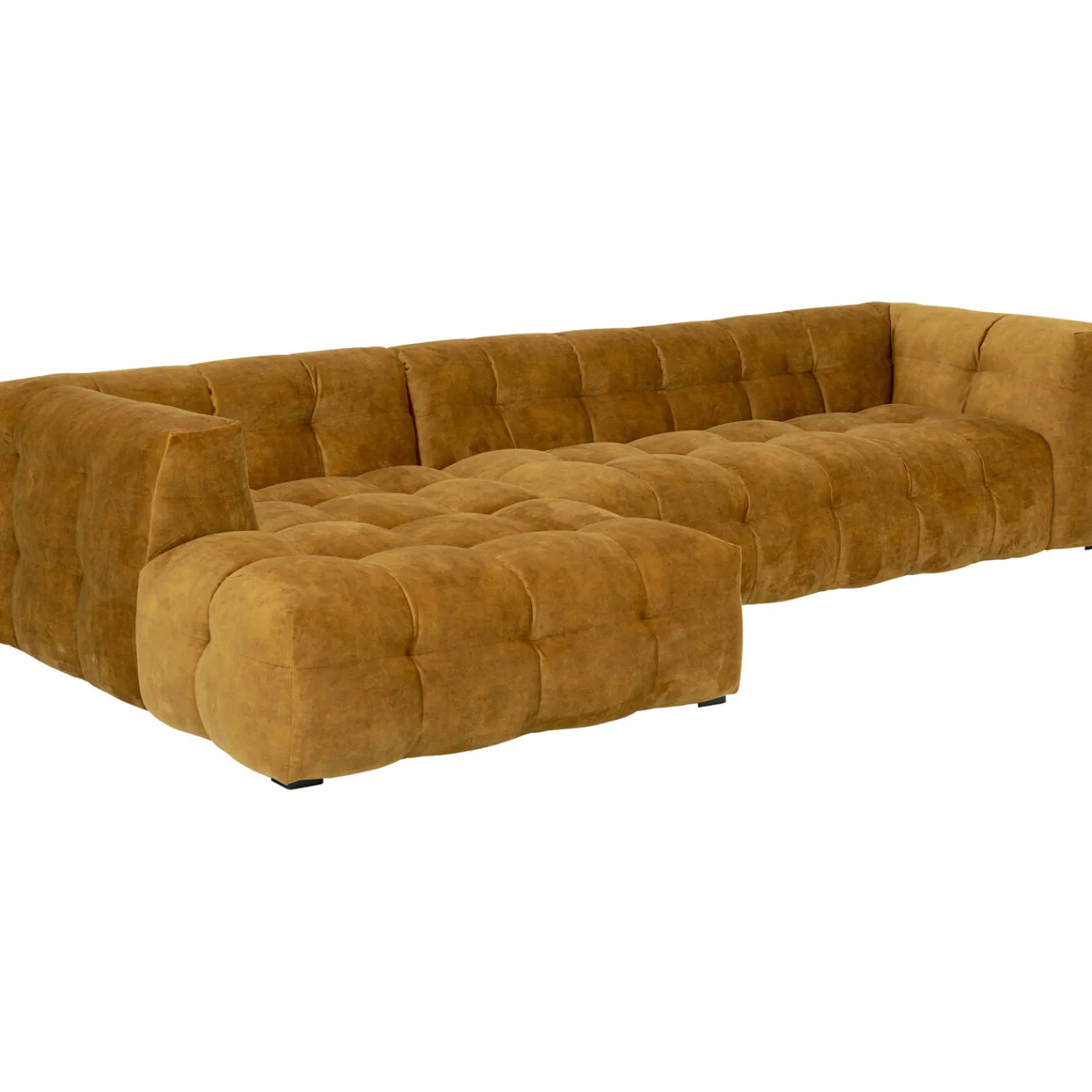 KARE Design Canapés D Angle Salamanca Gauche Brun Dore