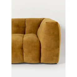 KARE Design Canapés D Angle Salamanca Gauche Brun Dore