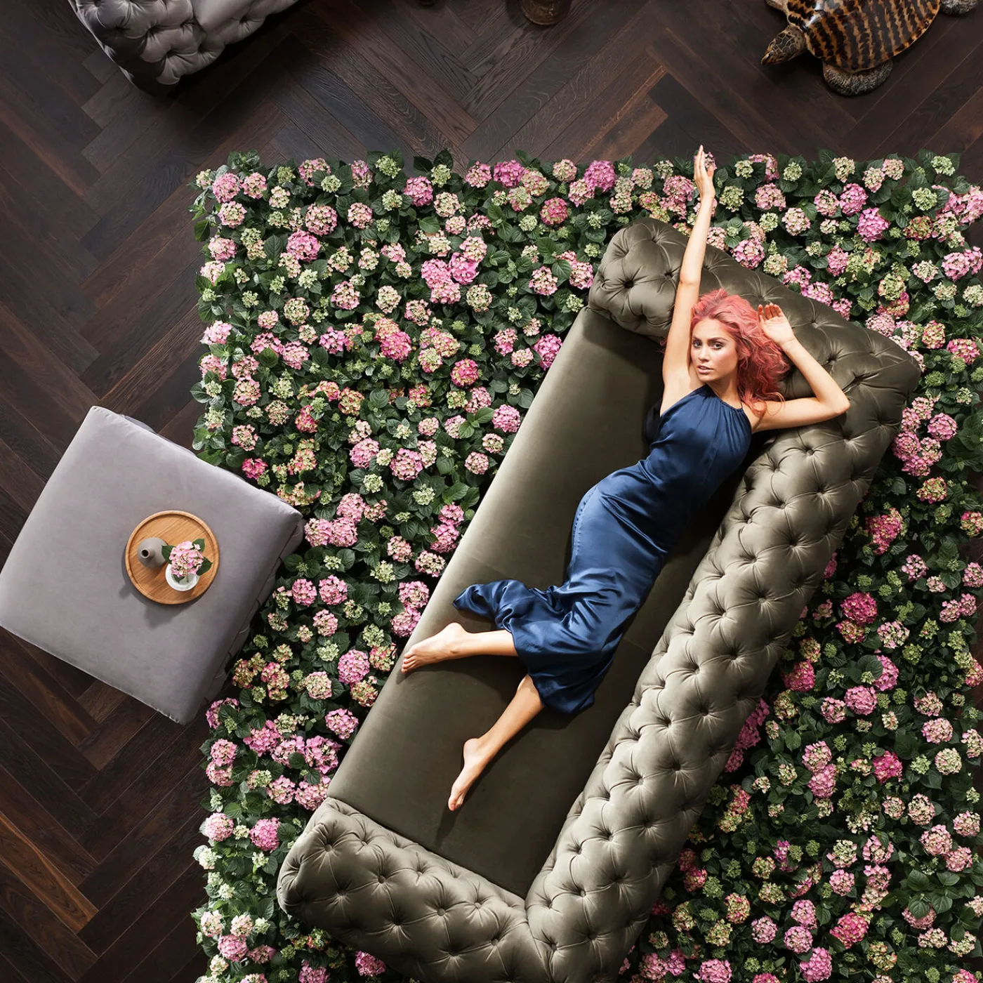 KARE Design Canapés Desire 3-Places Vert Khaki