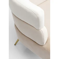 KARE Design Canapés Discovery 2-Places Creme 125Cm