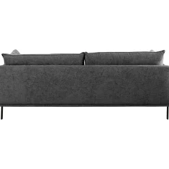 KARE Design Canapés Edna 3-Places Gris 245Cm