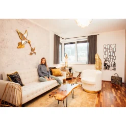 KARE Design Canapés Lit Milchbar Beige 219Cm