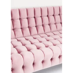 KARE Design Canapés Milchbar 3-Places Velours Mauve