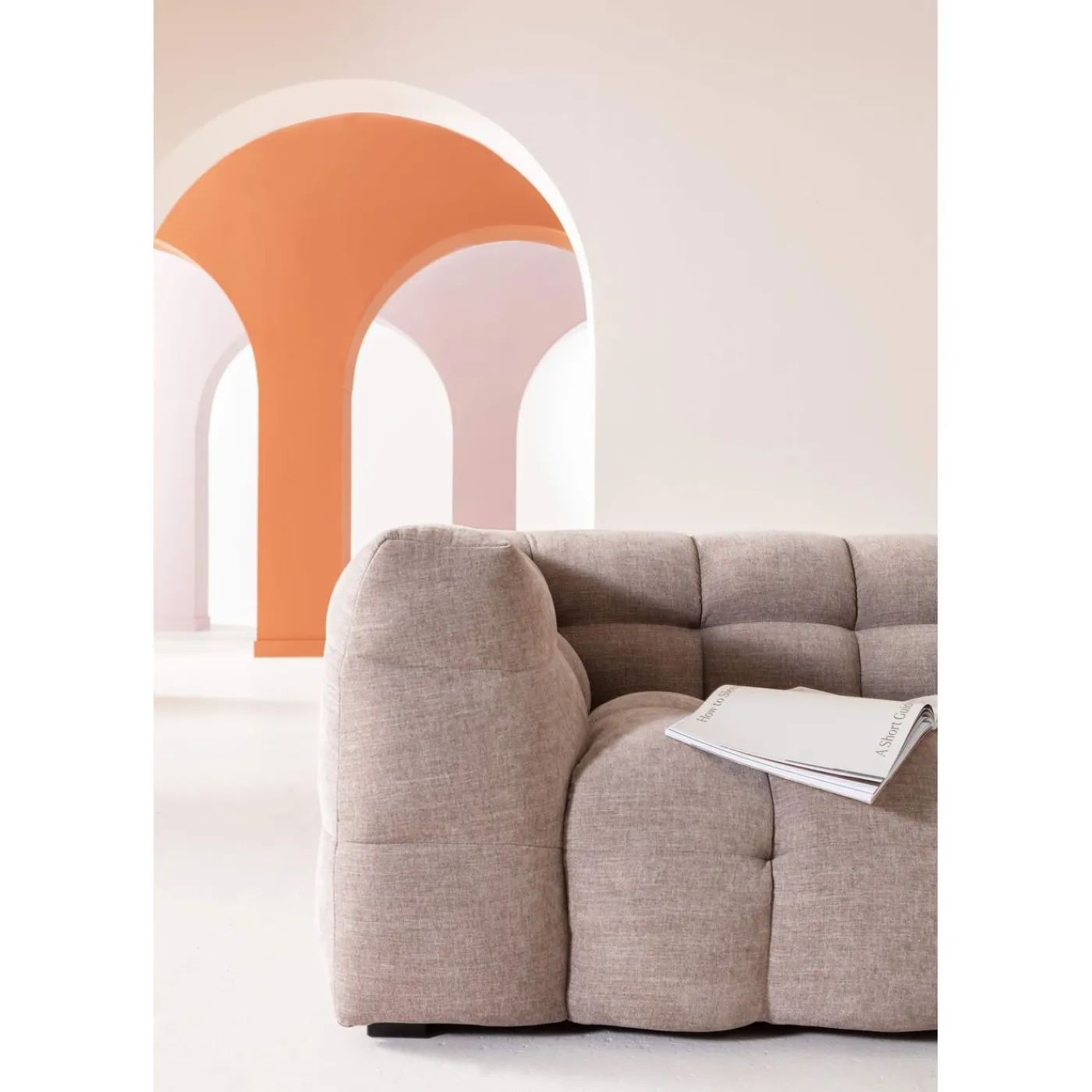 KARE Design Canapés 3-Places Salamanca Gris 240Cm