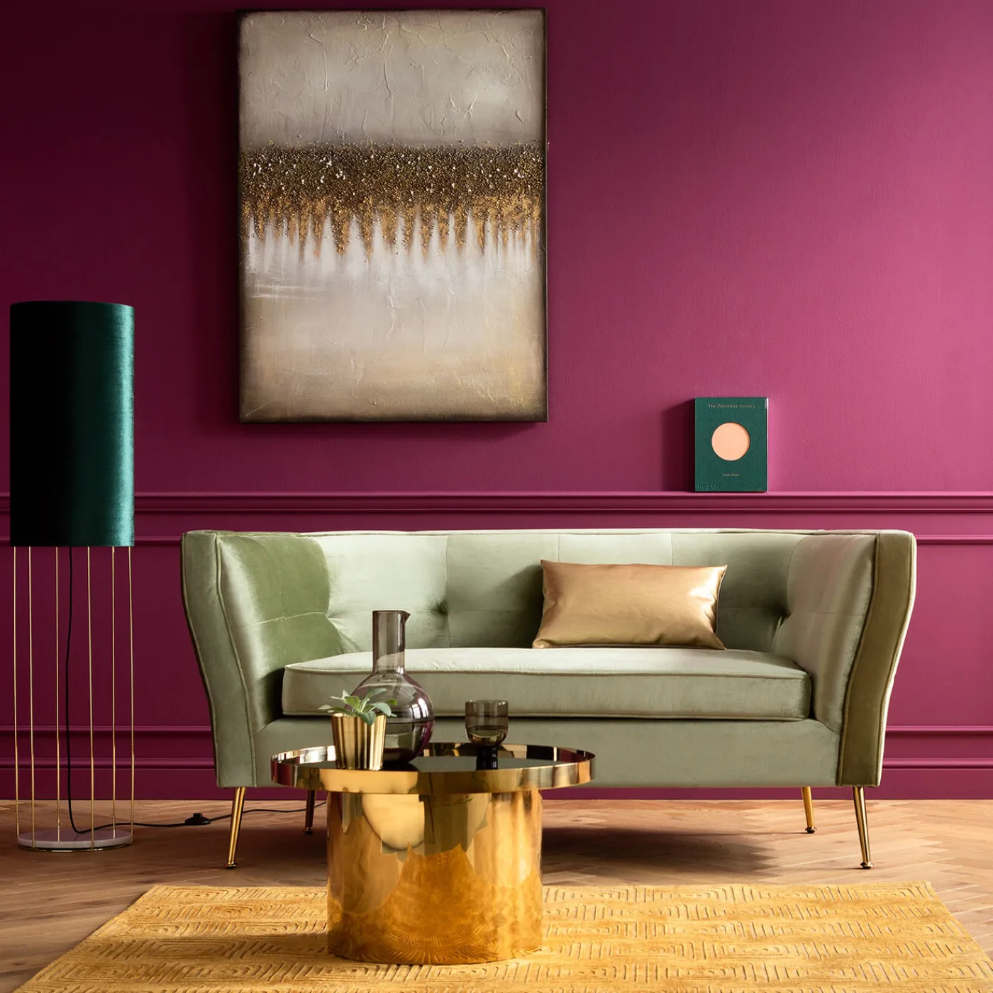 KARE Design Canapés Rimini 2-Places Vert