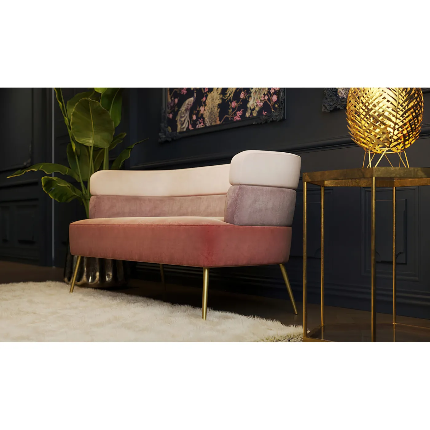 KARE Design Canapés Sandwich 2-Places Mauve