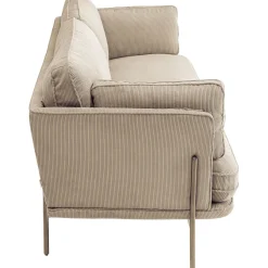 KARE Design Canapés Shirly 3-Places Creme 221Cm