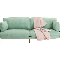 KARE Design Canapés Shirly 3-Places Vert Menthe 221Cm