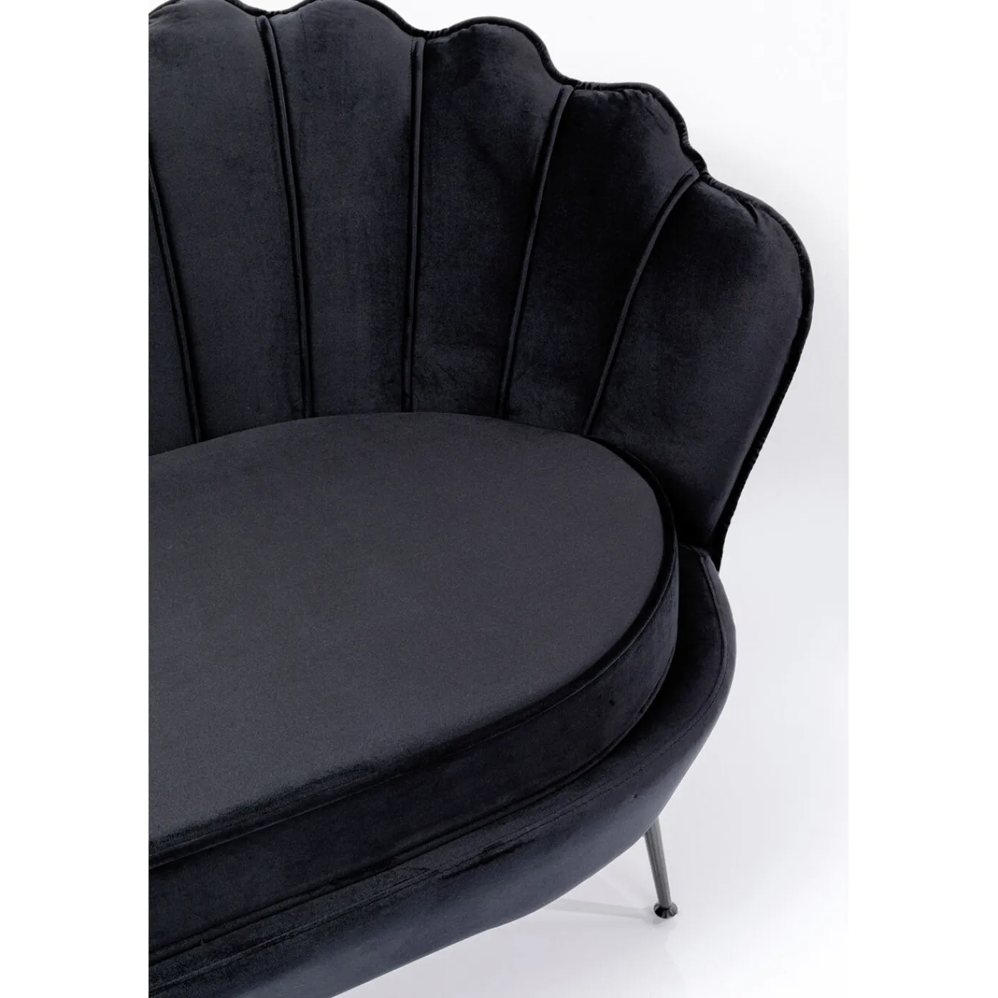 KARE Design Canapés Water Lily 2-Places Noir Noir