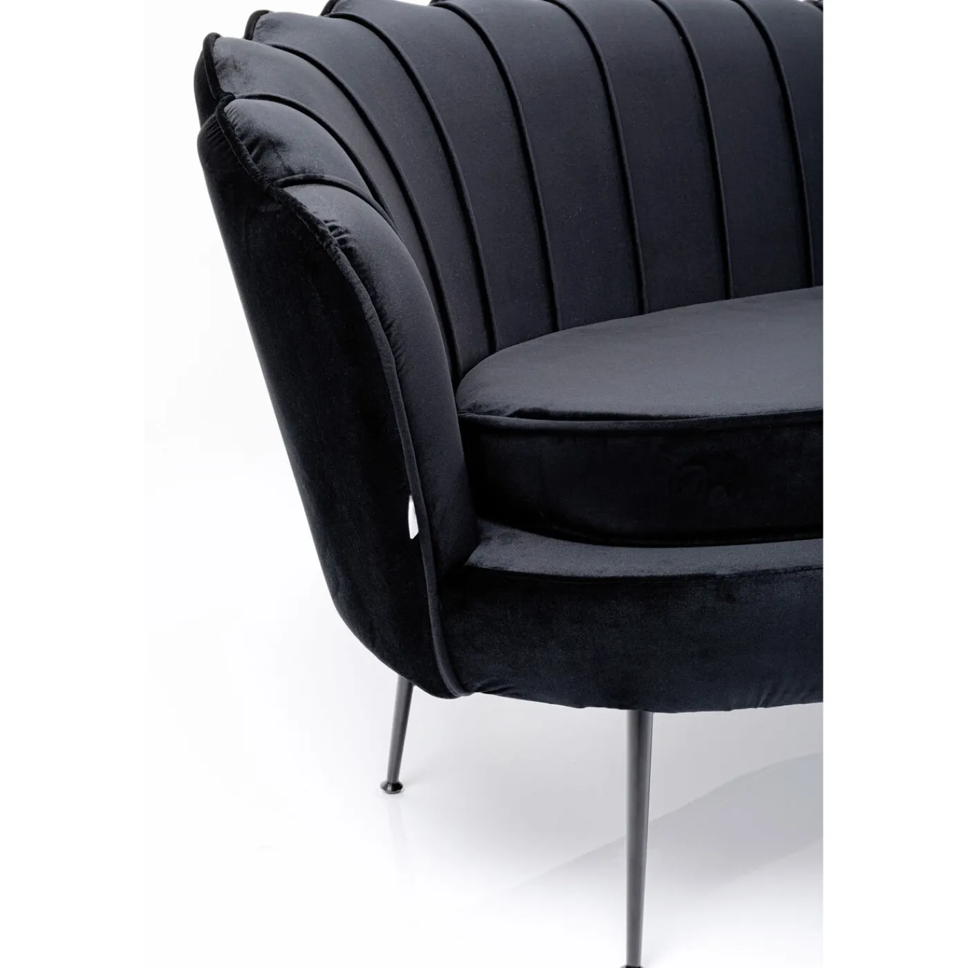 KARE Design Canapés Water Lily 2-Places Noir Noir