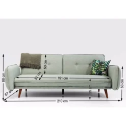 KARE Design Canapés-Lit Lizzy 210Cm