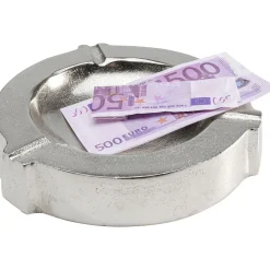 KARE Design Cendrier Classic Alu Argente O20Cm