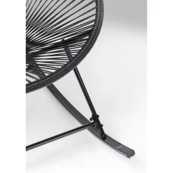 KARE Design Chaise À Bascule Acapulco Noir