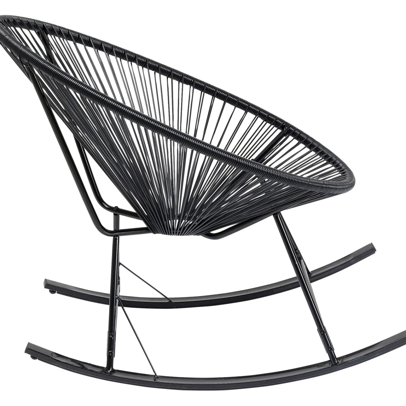 KARE Design Chaise À Bascule Acapulco Noir