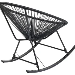 KARE Design Chaise À Bascule Acapulco Noir