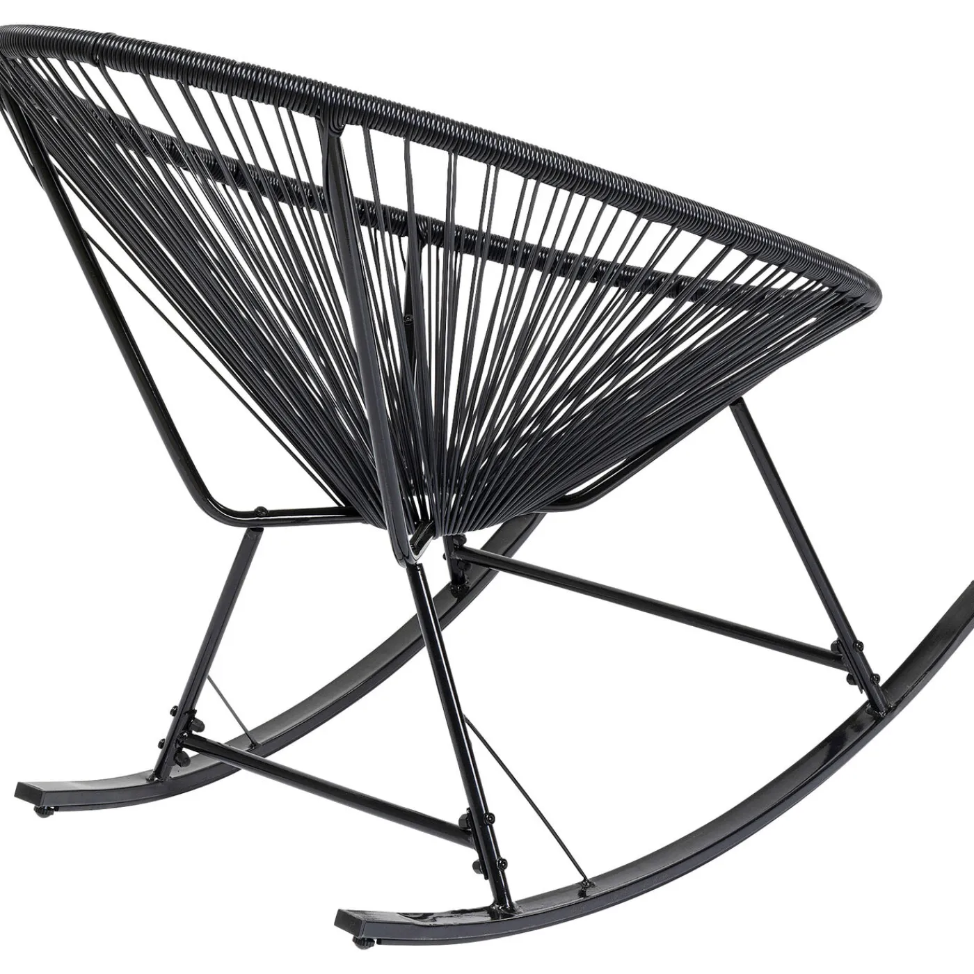 KARE Design Chaise À Bascule Acapulco Noir