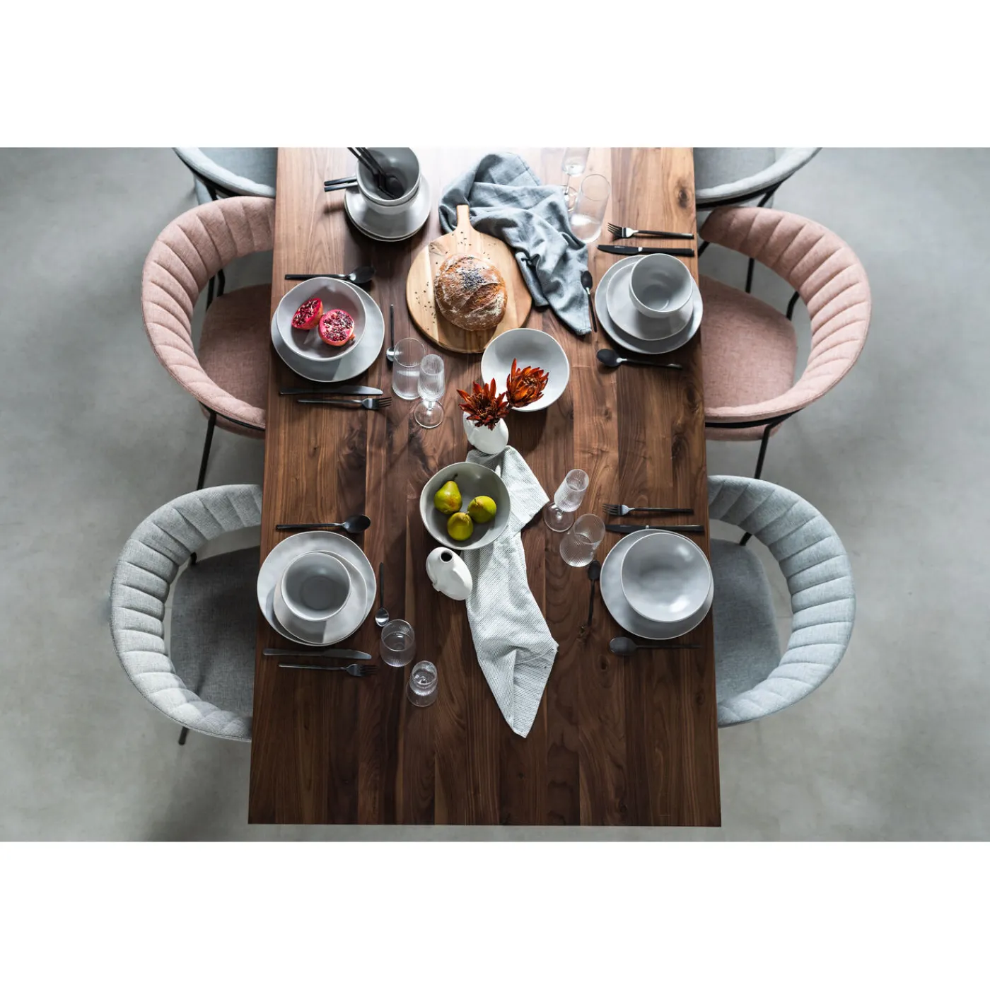 KARE Design Chaise A. Acc. Belle Gris Clair (2/Set)