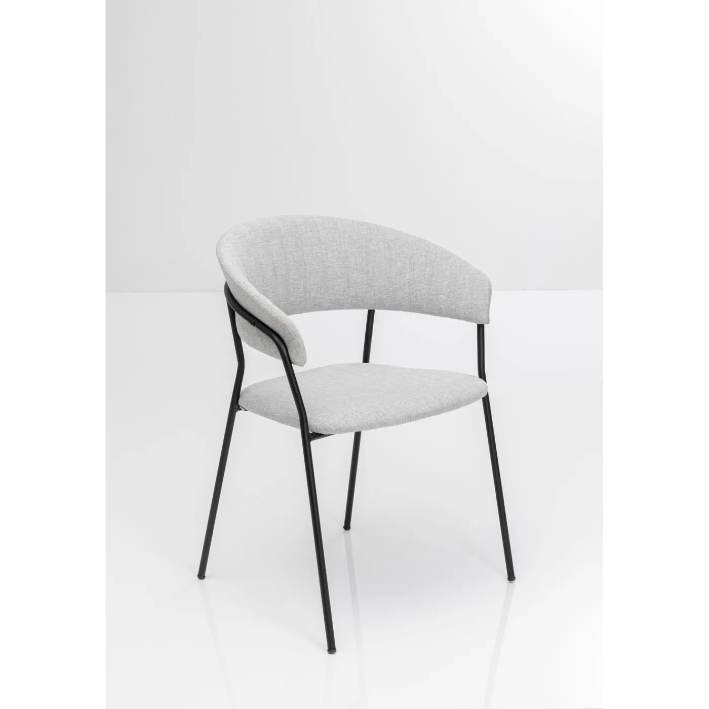 KARE Design Chaise A. Acc. Belle Gris Clair (2/Set)