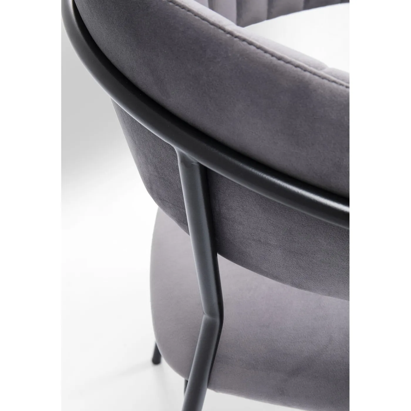 KARE Design Chaise A. Acc. Belle Velvet Gris (2/Set)