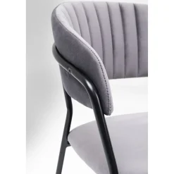 KARE Design Chaise A. Acc. Belle Velvet Gris (2/Set)