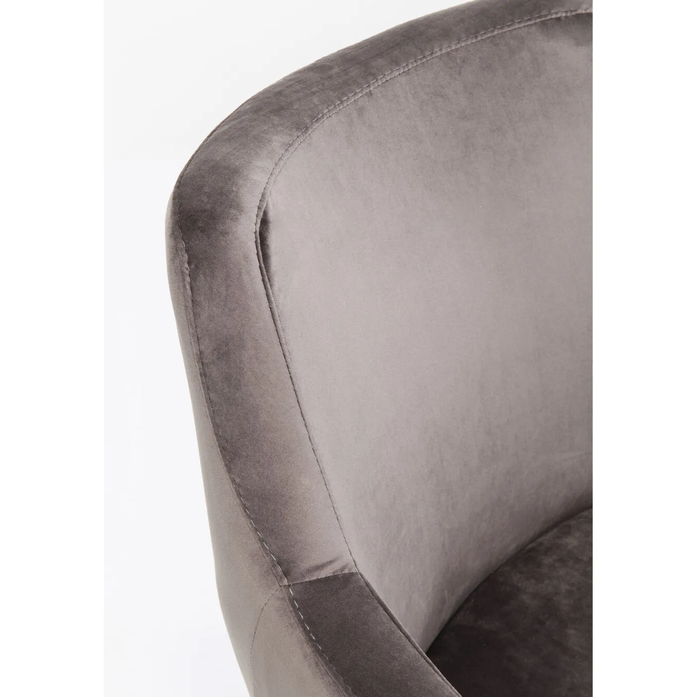 KARE Design Chaise A. Acc. Black Mode Gris