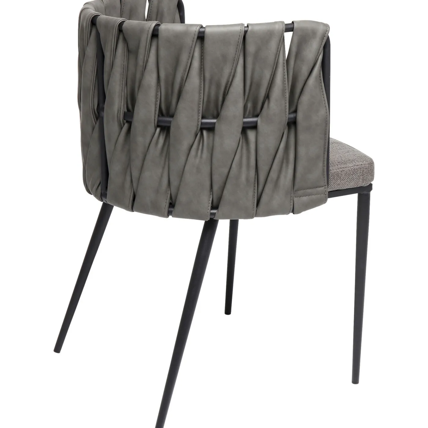 KARE Design Chaise A. Acc. Cheerio Gris Av. Coussin