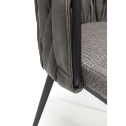 KARE Design Chaise A. Acc. Cheerio Gris Av. Coussin