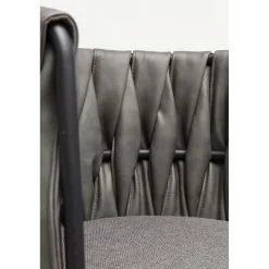 KARE Design Chaise A. Acc. Cheerio Gris Av. Coussin