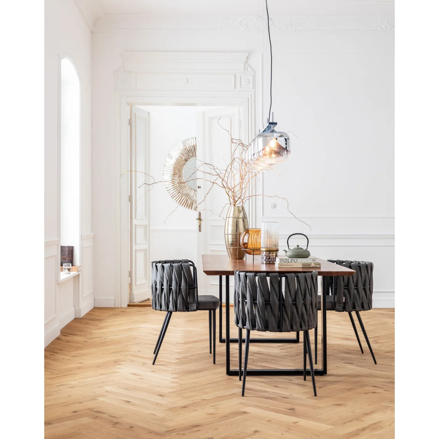 KARE Design Chaise A. Acc. Cheerio Gris Av. Coussin