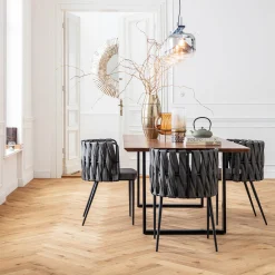 KARE Design Chaise A. Acc. Cheerio Gris Av. Coussin