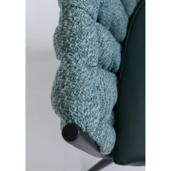 KARE Design Chaise A. Acc. Knot Bleu Petrole