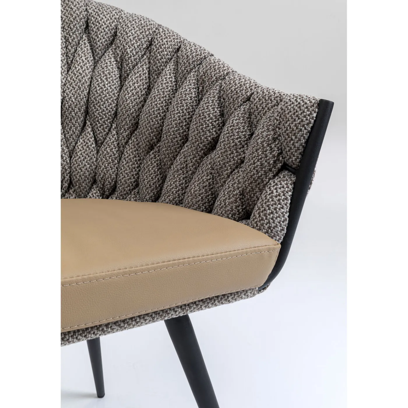 KARE Design Chaise A. Acc. Knot Tweed