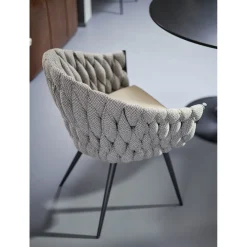 KARE Design Chaise A. Acc. Knot Tweed
