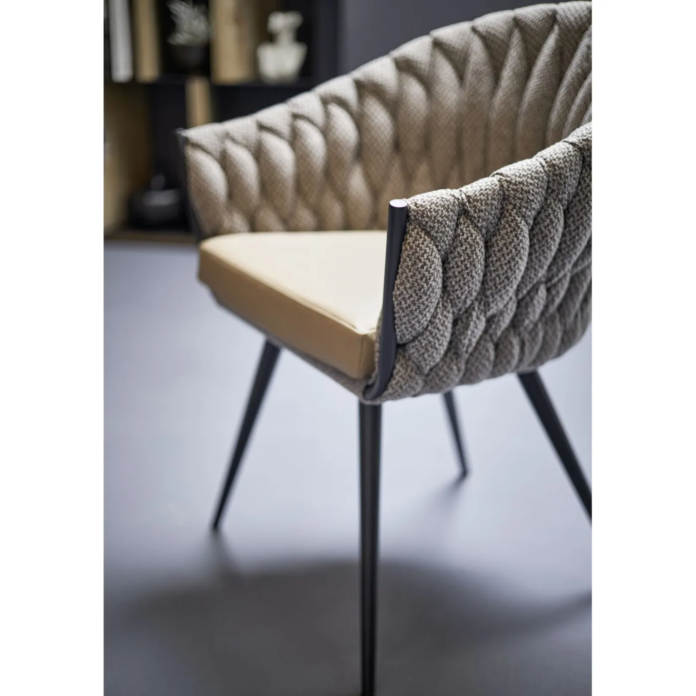 KARE Design Chaise A. Acc. Knot Tweed