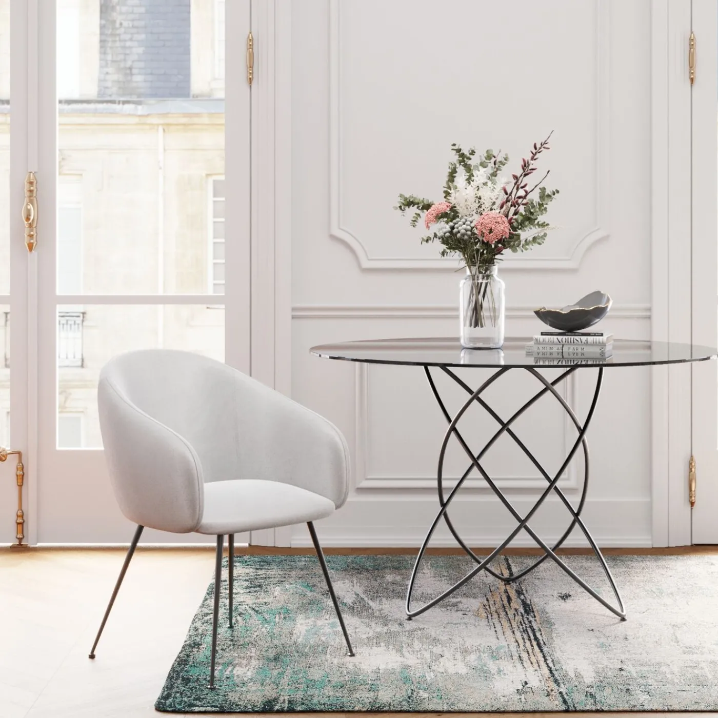 KARE Design Chaise A. Acc. Lorena Gris